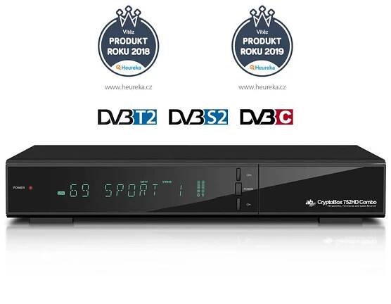 AB CryptoBox 752HD Combo DVB-T2 / S2 / C H.265 HEVC
