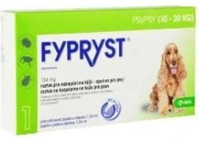 Fypryst Spot-on Dog M sol 1x1,34ml (10-20kg)