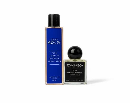 PLUM TOBACCO BLOSSOM TONKA BEAN Parfém a sprchový gel