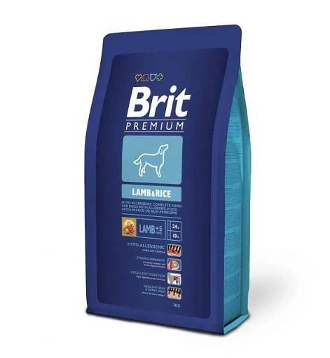 Brit premium jehněčí s rýží 1kg