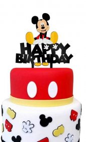 Cute Mickey Minnie Mouse Doll Cake Topper Birthday Cake, 49% OFF