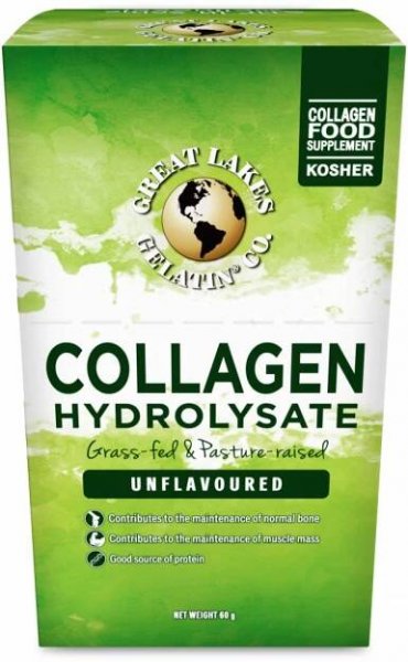 Great Lakes Collagen Hydrolysate, Hydrolyzovaný kolagen bez příchuti, 10 x 6 g