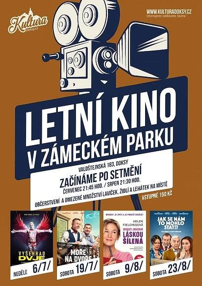 Letní kino - Vyšehrad Dvje: Doksy