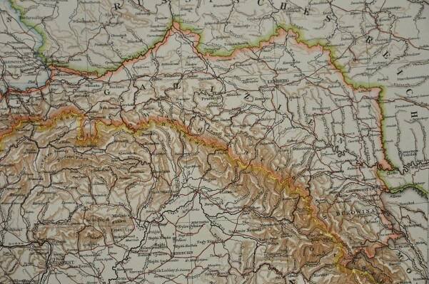 RAKOUSKO-UHERSKO - MAPA - 1890 | Aukro