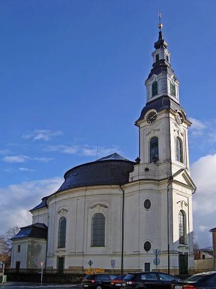 děkanský kostel Nanebevzetí Panny Marie, Nový Bor :: Katalog BL - WWW