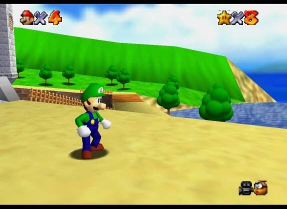 Screen ze hry Super Mario Bros 64 Multiplayer