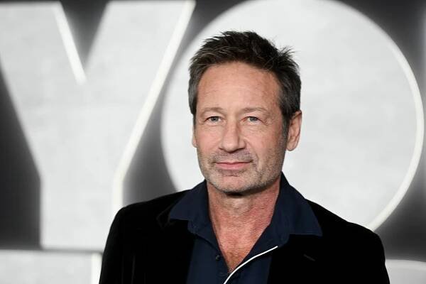 David Duchovny at the premiere of "You People" held at the Regency Village Theatre on January 17, 2023 in Los Angeles, California. (Photo by Gilbert Flores/Variety via Getty Images)