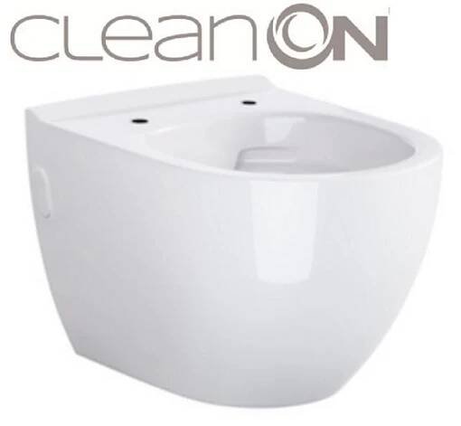 PRIM předstěnový instalační systém s černým tlačítkem  20/0044 + WC CERSANIT ZEN CLEANON + SEDÁTKO (PRIM_20/0026 44 HA1)