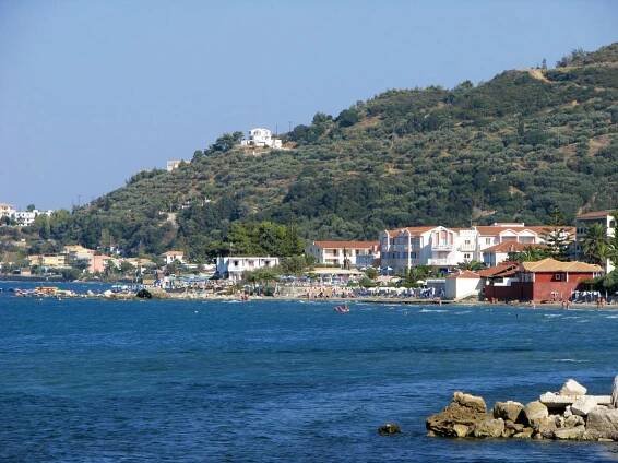 Argassi - pláž - Zakynthos