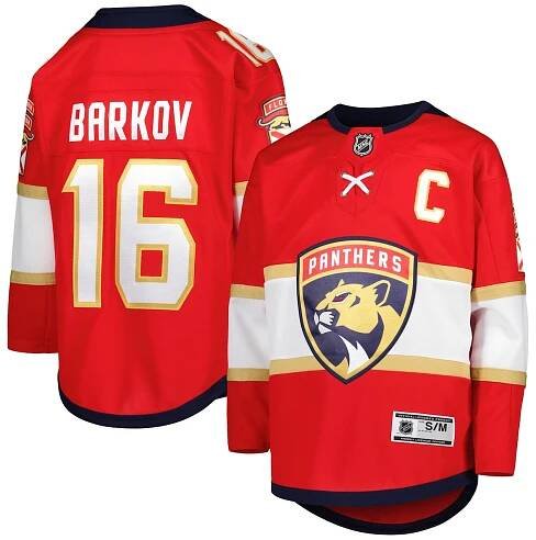 Youth Aleksander Barkov Red Florida Panthers Home Premier Player Jersey
