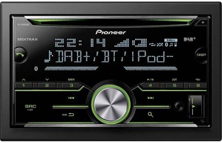 Pioneer FH-X840DAB autorádio (2 DIN) Bluetooth® handsfree zařízení, DAB+ tuner