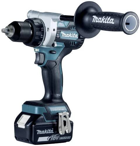 Aku bezuhlíkový šroubovák Li-ion LXT 18V 2x5,0 Ah, Makpac Makita DDF492RTJ