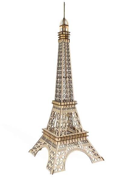 Woodcraft Dřevěné 3D puzzle Eiffelova věž velká