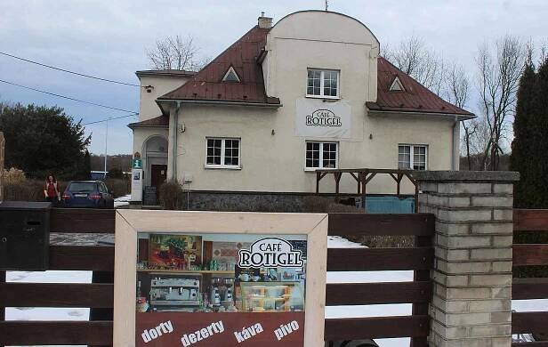 Petrovice, kavárna Rotigel. informační centrum