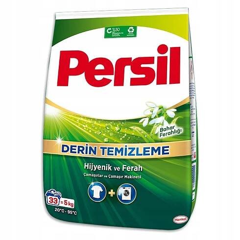 prášek na bílé prádlo Persil Deep Clean Vůně Jarní svěžest 5 kg