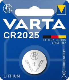 baterie knoflíková CR2025 lithiová VARTA