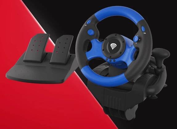 Genesis Seaborg 350 Steering Wheel for PC, PS4, X1, NSW - PlayGoSmart