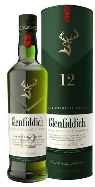 Glenfiddich 12y 0,7l 40% Tuba