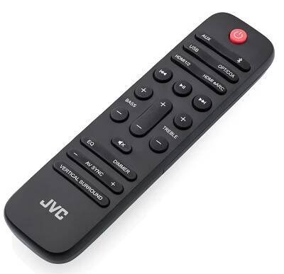 Soundbar JVC TH-E754B, obsah balení