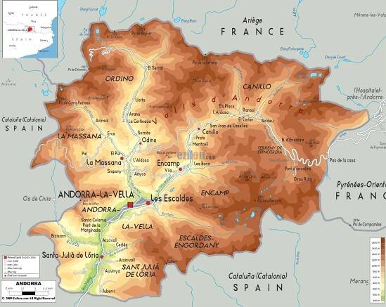 Maps of Andorra | Detailed map of Andorra in English | Travel map (resorts map) of Andorra | Road map of Andorra | Political