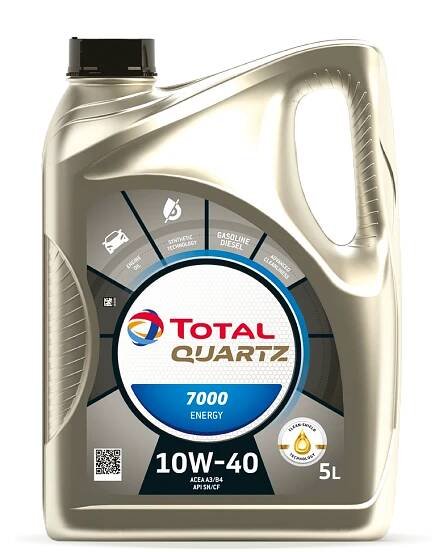 Motorový olej Total QUARTZ 7000 Energy 10W-40, 5L