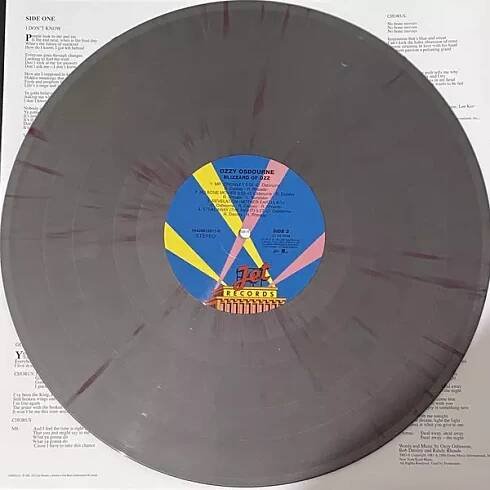 LP Ozzy Osbourne: Blizzard Of Ozz CLR