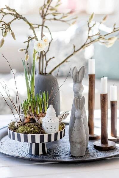 Neue Möbel im Wohnzimmer oder Noah Living rockt • Pomponetti | Osterdeko, Frühlingsdekoration, Frühlings dekoration
