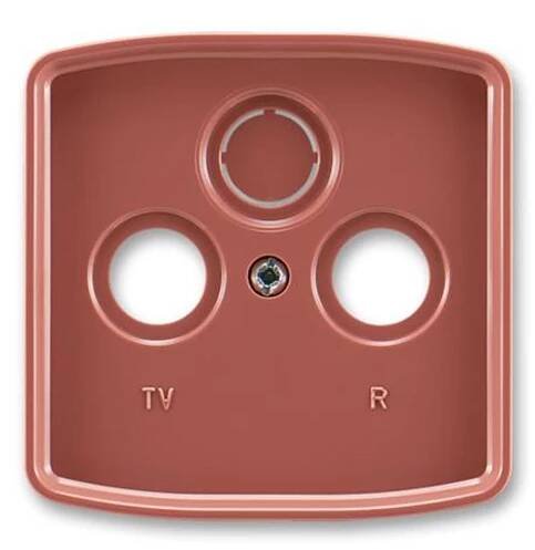 Tango® kryt zásuvky anténní TV+R+SAT 5011A-A00300 R2 vřesová červená ABB