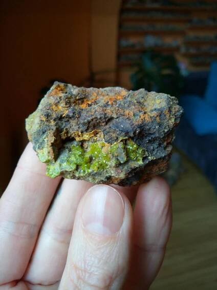 Pyromorfit Příbram Řimbaba - Minerály a zkameněliny