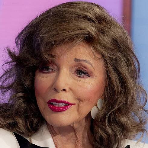 Joan Collins, 91, shares ultra-rare photo of children Tara and Alexander