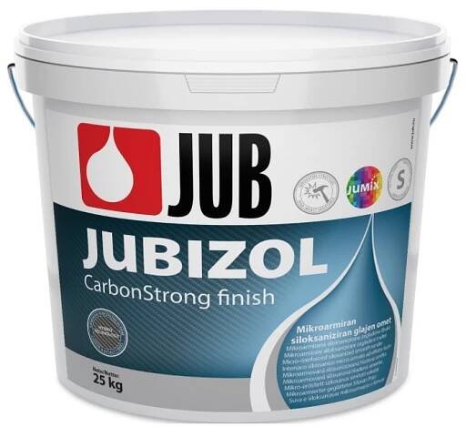 JUB JUBIZOL CarbonStrong finish S mikroarmovaná siloxanizovaná hlazená omítka