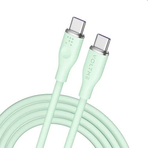 USB-C kabel Voltme Powerlink Moss CTC 5A/100W 1,8m Green