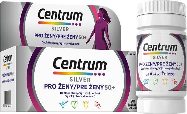 Centrum Silver multivitamín pro ženy 50+ 90 tablet