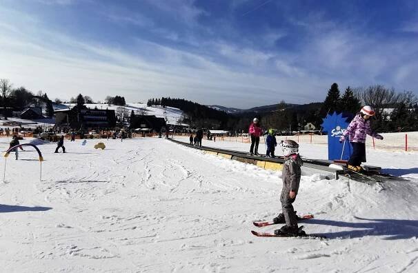 Systematické rozdělení zón a organizovanost. Skiareál Severák patří dětem