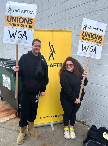 Pete Davidson, Cynthia Nixon and More Stand in Solidarity with the Writers' Strike