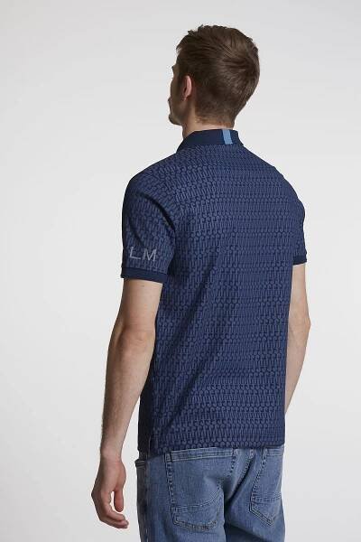 POLOKOŠILE LA MARTINA MAN POLO S/S PRINTED ORGANIC J - Fotografie č. 3