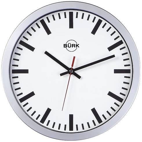 Wanduhr mit Kunststoffgehäuse, Ø 300 mm