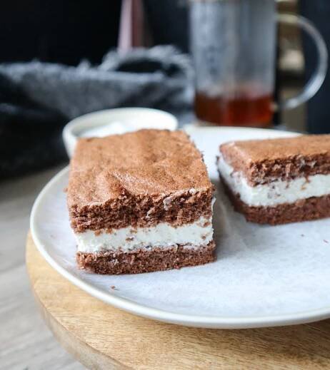 Kakaové „Kinder“ řezy – Glutenfree Denisa