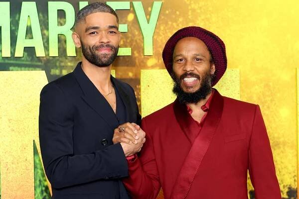 Kingsley Ben-Adir and Ziggy Marley