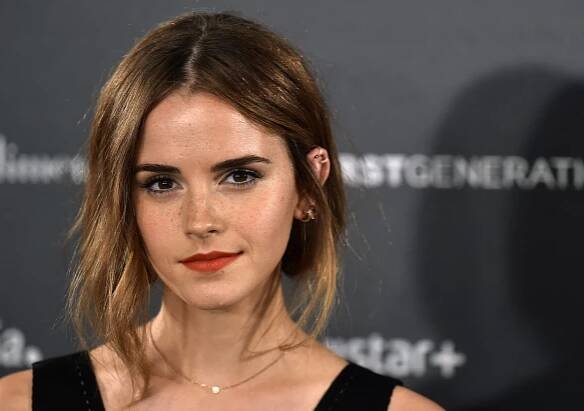 Emma Watson Black Dress Wallpaper