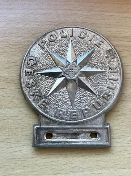 Služební odznak Policie ČR - originál! - Sběratelství