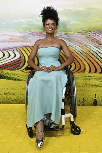 SYDNEY, AUSTRALIA - NOVEMBER 03: Marissa Bode attends the "Journey Through Oz" Tour to celebrate the Australian premiere of "Wicked" at State Theatre on November 03, 2024 in Sydney, Australia. (Photo by Saverio Marfia/Getty Images)