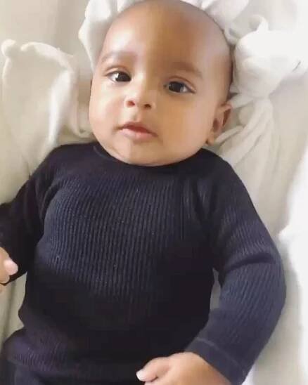 Photos of Kim Kardashian and Kanye West's Son Psalm West