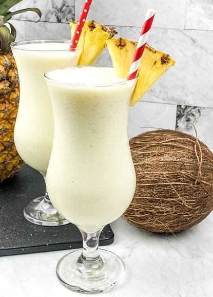Frozen Pina Colada - Blessed & Highly Vegan