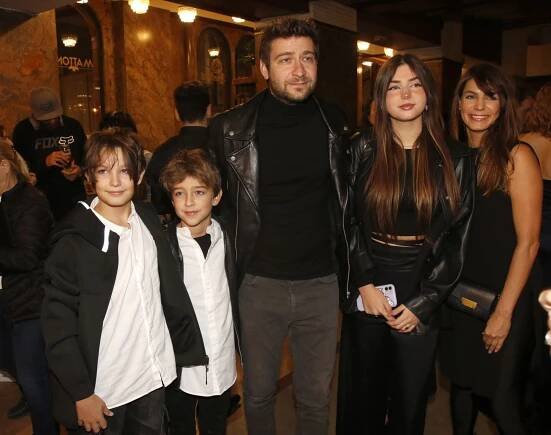 Partneři Marek Němec a Petra Hebká s dětmi 