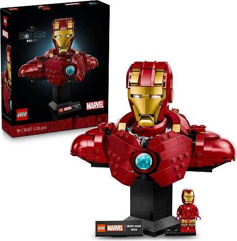LEGO® Marvel 76327 Busta Iron Man MK4 - Museum of Bricks
