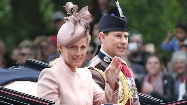Vévodkyně z Edinburgu Sophie a vévoda z Edinburghu Edward v roce 2013.