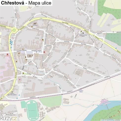 Chřestová - mapy | Kurzy.cz