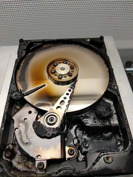 Data recovery from damaged hard drive