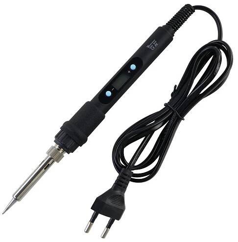 Nastavitelná teplota Pájka 80W 220V / 110V LCD Elektrická páječka 908S s hroty drát Nástroje pro opravy svařování